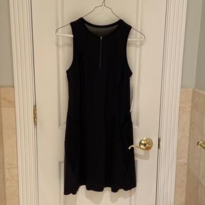 NWT Athleta match point tennis dress black size small